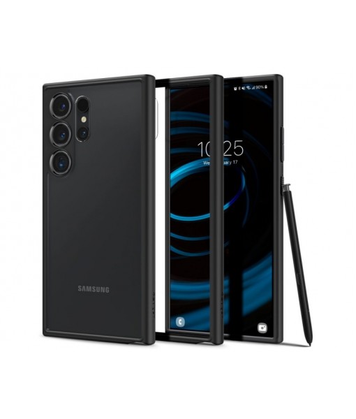 Husa Samsung Galaxy S24 Ultra, Spigen Ultra Hybrid, Matte Black